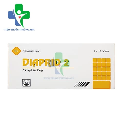 Diaprid 2 Pymepharco - Thuốc điều trị đái tháo đường týp 2