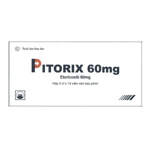 Pitorix 60mg - Thuốc điều trị viêm xương khớp Pymepharco hiệu quả