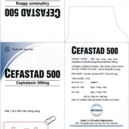 Cefastad 500 - Thuốc điều trị nhiễm khuẩn hiệu quả của Pymepharco