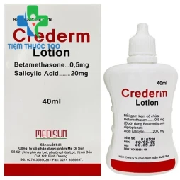 Crederm Lotion 40ml - Thuốc bôi điều trị các bệnh da liễu hiệu quả