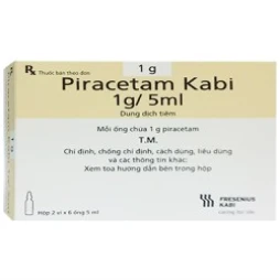 Piracetam Kabi 1g/5ml - Thuốc ngăn ngừa đột quỵ, suy giảm trí nhớ hiệu quả