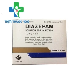 Diazepam 10mg/2ml Vidipha - Thuốc điều trị thần kinh hiệu quả 