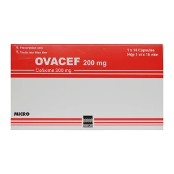 OVACEF - Thuốc điều trị nhiễm khuẩn đường niệu của Ấn Độ