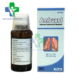 Ambuxol 30mg/5ml Hataphar - Điều trị bệnh hô hấp, tiêu chất nhầy