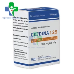 Cefdina 125 Hataphar - Thuốc điều trị bệnh nhiễm khuẩn
