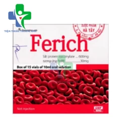 Ferich Hataphar - Điều trị thiếu máu do thiếu sắt