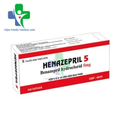 Henazepril 5 Hataphar - Điều trị tăng huyết áp vô căn
