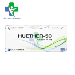 Huether-50 Davipharm - Điều trị động kinh ở người lớn và trẻ em