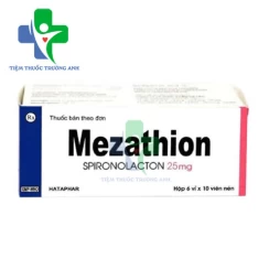 Mezathion Hataphar - Điều trị tăng huyết áp, suy tim sung huyết
