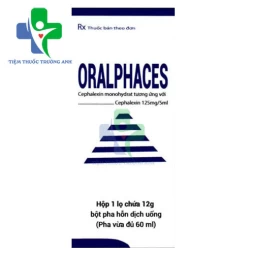 Oralphaces 125mg/5ml Hataphar - Thuốc điều trị bệnh nhiễm khuẩn
