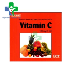 Vitamin C 100mg/5ml Hataphar - Phòng và trị bệnh do thiếu vitamin C