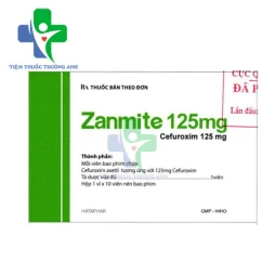 Zanmite 125 Hataphar - Thuốc điều trị bệnh nhiễm khuẩn