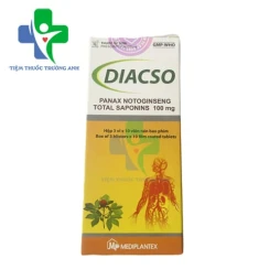 Diacso 100mg Mediplantex - Hỗ trợ phục hồi sau tai biến mạch máu não