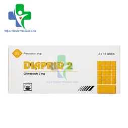 Diaprid 2 Pymepharco - Thuốc điều trị đái tháo đường týp 2