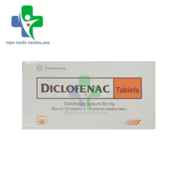 Diclofenac Tablets 50mg Pymepharco - Thuốc điều trị viêm khớp