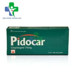 Pidocar 75mg Pymepharco - Thuốc điều trị hội chứng mạch vành cấp tính