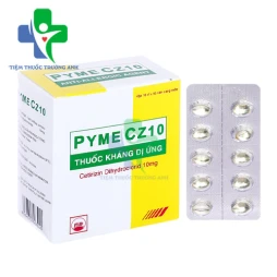 Pyme CZ10 Pymepharco (viên nang) - Thuốc điều trị dị ứng