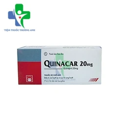 Quinacar 20 Pymepharco - Thuốc điều trị tăng huyết áp vô căn