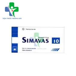Simavas 10 Pymepharco - Thuốc điều trị tăng cholesterol trong máu