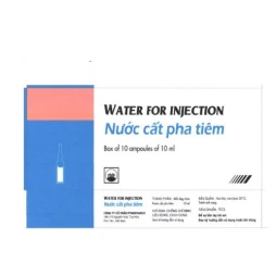 Water for injection 10ml - Nước cất pha tiêm của Pymepharco hiệu quả