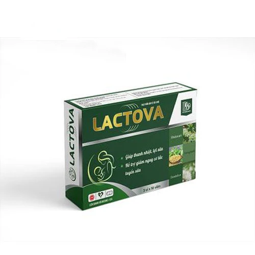 Lactova (viên) - Hỗ trợ tăng tiết sữa cho phụ nữ sau sinh hiệu quả
