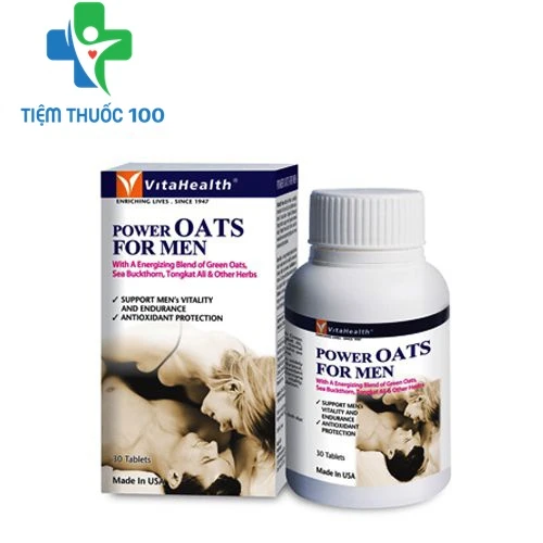 VitaHealth Power Oats For Men - Hỗ trợ tăng cường sinh lý nam hiệu quả của Mỹ