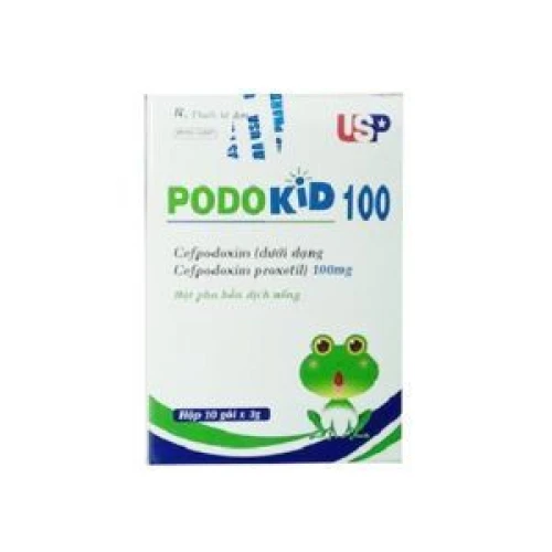 Podokid 100 - Thuốc điều trị bệnh nhiễm khuẩn nhẹ của US Pharma USA