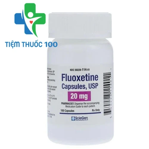 Fluoxetine 20mg Sciegen - Thuốc điều trị trầm cảm hiệu quả của Mỹ