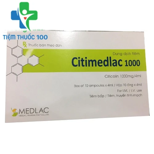 Citimedlac 1000mg/4ml - Thuốc điều trị rối loạn trí nhớ của Italia