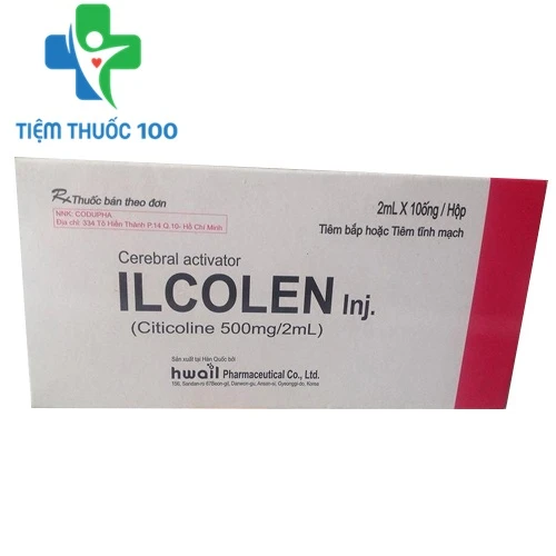 Ilcolen 500mg/2ml - Thuốc điều trị bệnh mạch máu não, thiếu máu cục bộ
