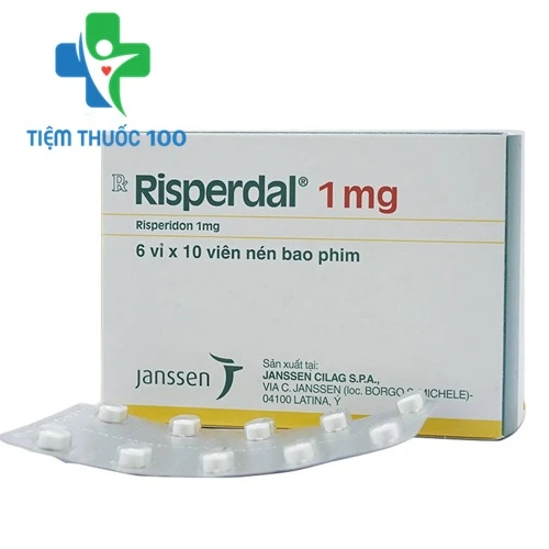 Risperdal 1mg - Thuốc điều trị tâm thần phân liệt của Ý hiệu quả