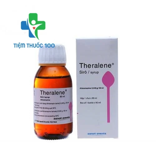 Theralen Syr.90ml - Thuốc điều trị mất ngủ, dị ứng và ho khan hiệu quả