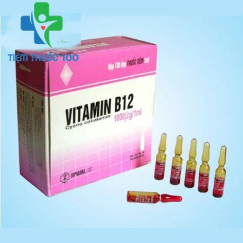 Vitamin B12 1000mcg/ml - Thuốc trị thiếu máu ác tính, hồng cầu to