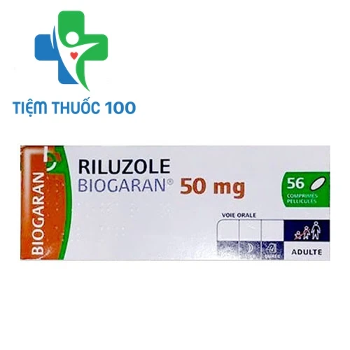 Riluzole Biogaran 50mg - Thuốc điều trị xơ cứng teo cơ của Pháp
