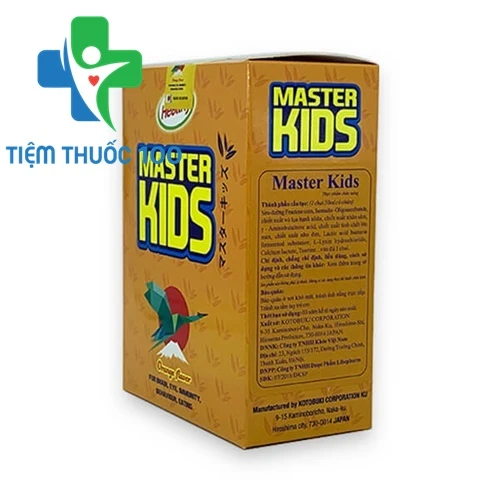Master Kid vitamin - Siro - Hỗ trợ bổ sung vitamin và khoáng chất hiệu quả