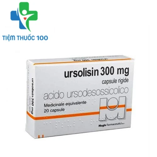 Ursolisin Tab.300 - Thuốc tăng tiết dịch mật và giảm nồng độ các Acid mật 