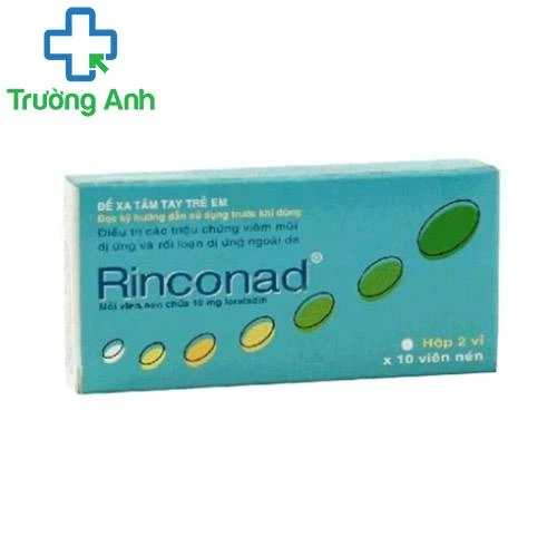 Rinconad Tab.10mg - Thuốc chống dị ứng và mề đay hiệu quả
