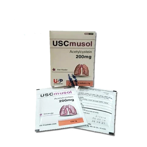 USCMusol gói - Thuốc điều trị viêm phế quản của US pharma USA