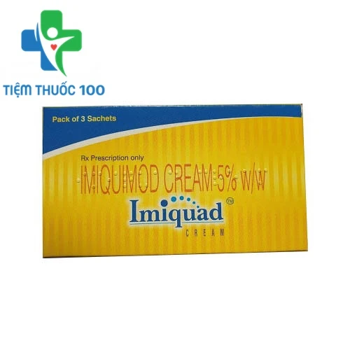 Imiquad 5% Cream - Thuốc trị mụn cóc, sùi mào gà của Ấn Độ 
