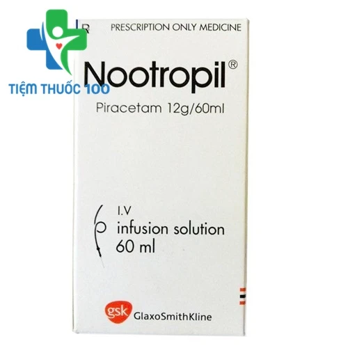 Nootropyl 12g/60ml - Thuốc điều trị thiếu máu cục bộ, rối loạn chức năng vỏ não