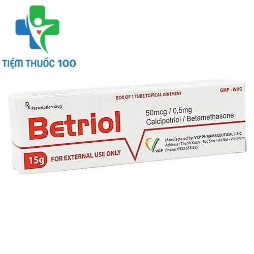 Betriol 15g - Thuốc điều trị bệnh vảy nến hiệu quả