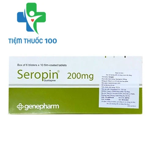 Seropin 200mg - Thuốc điều trị tâm thần phân liệt hiệu quả 