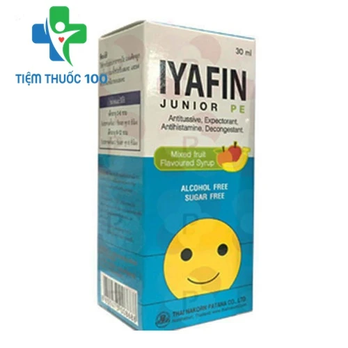 Iyafin Syr.30ml - Thuốc chống cảm lạnh và dị ứng của Thái Lan
