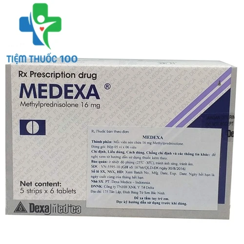 Medexa 16mg PT Dexa Medica - Thuốc kháng viêm hiệu quả