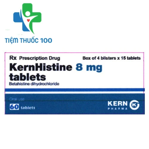 Kernhistine 8mg - Thuốc điều trị chóng mặt hiệu quả 