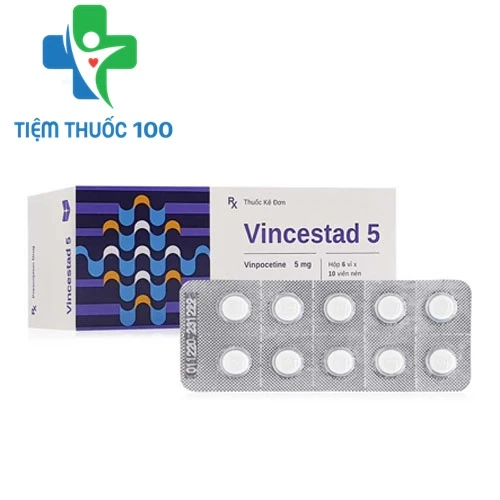 Vincestad 5 - Thuốc điều trị rối loạn tuần hoàn máu não hiệu quả 