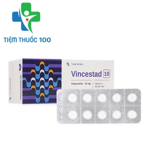 Vincestad 10 - Thuốc điều trị rối loạn tuần hoàn máu não hiệu quả 
