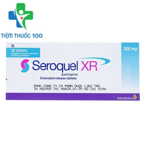 Seroquel XR 300mg - Thuốc chống loạn thần hiệu quả của Anh