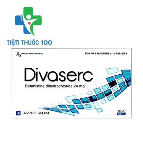 Divaser 24mg - Thuốc điều trị hội chứng Ménière hiệu quả 