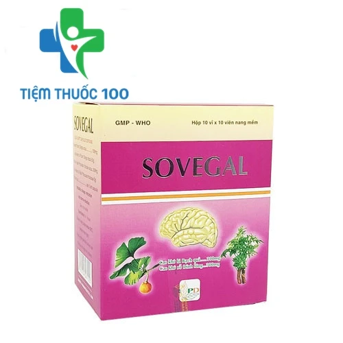 Sovegal - Hỗ trợ điều trị suy giảm trí nhớ hiệu quả